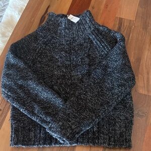 Banana Republic Italian wool Charcoal Turtleneck Sweater